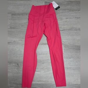 NWT Nike Women's Pink High-Waisted, 7/8 Leggings With Medium Support- Size XS